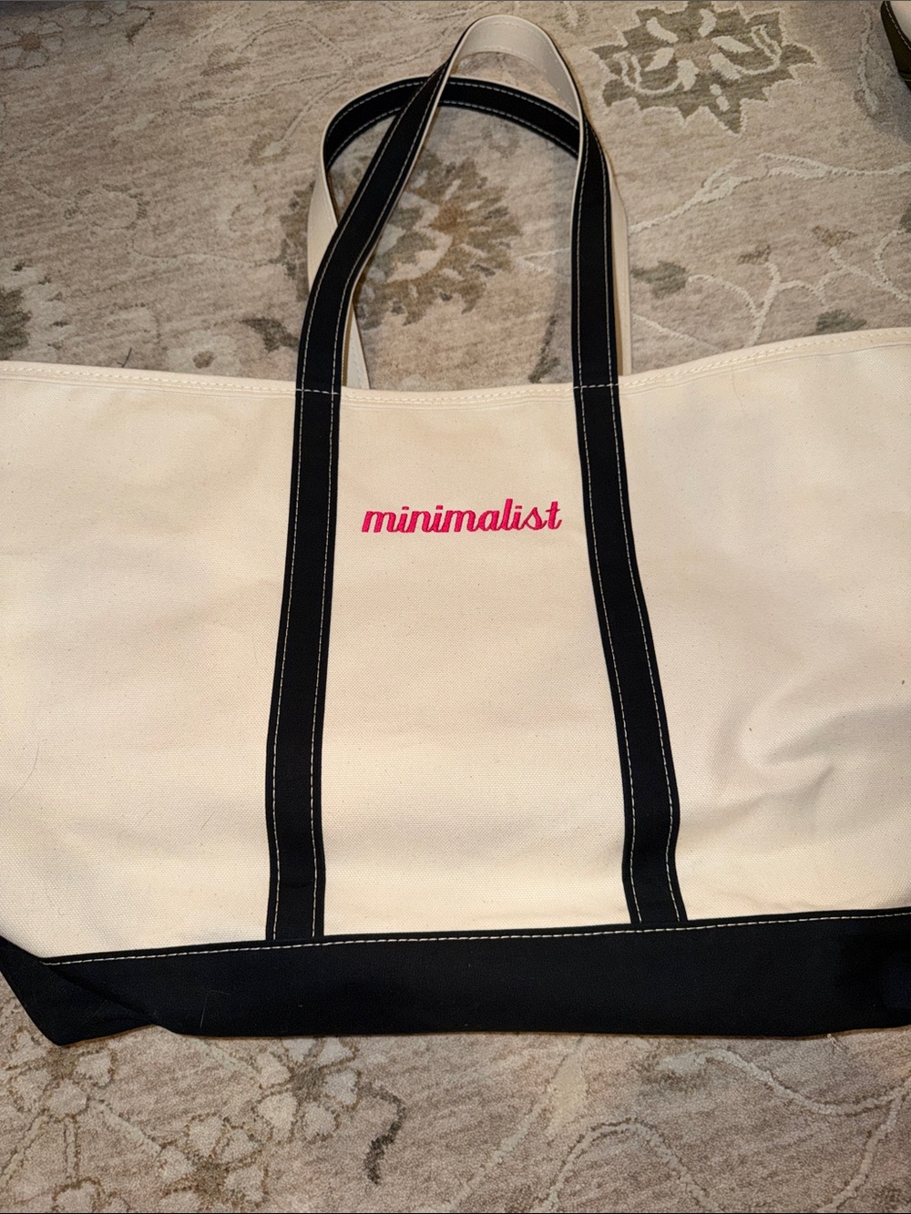 LLBean boat tote